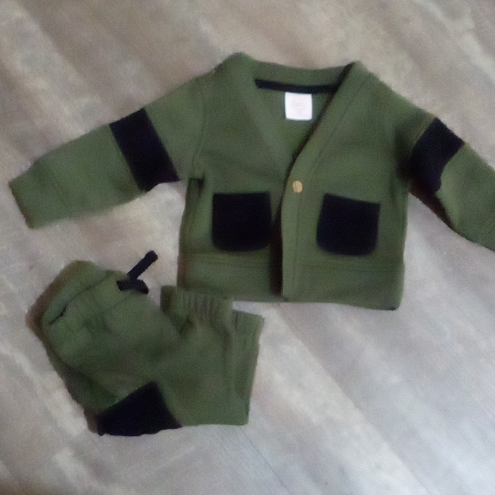 wonder nation, 3-6M , Olive Green